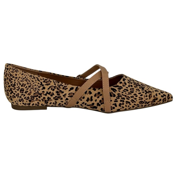 Journee Collection Patricia Leopard Womens Flats Size 9.5W - Picture 5 of 10